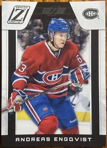 2010-11 Zenith Rookie RC Andreas Engqvist #174 Montreal Canadiens #’d 831/999 - Picture 1 of 3