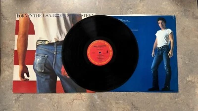 Bruce Springsteen Born In the USA Vinyl LP  1st Press OIS Lyric Insert - Bild 1 von 4
