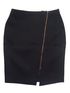 NWT $110 J. Crew Pencil Skirt Black Size 12 Large Style B9213 Fully Lined Zipper - Picture 1 of 4