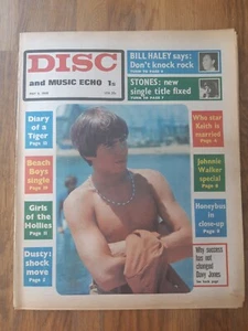 Disc And Music Echo May 4th 1968 Davy Jones Monkees Cover - Picture 1 of 2