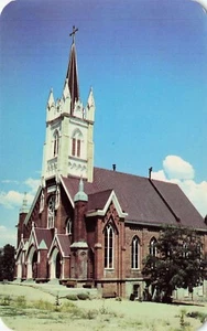 Catholic Church, Virginia City, NV Vintage Chrome PC - Bild 1 von 2