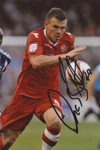 WALSALL: ANDY BUTLER SIGNED 6x4 ACTION PHOTO+COA - Picture 1 of 1