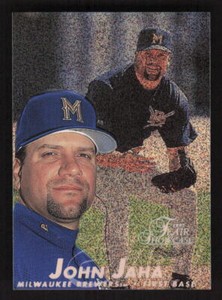1997 Flair Showcase Row 0 #169 John Jaha  Milwaukee Brewers