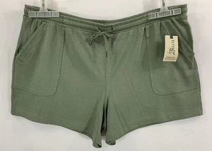 Terra & Sky Damen Stretch Strick Pull On Shorts 3X (24W-26W) - Bild 1 von 7