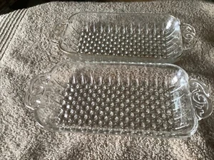 2 VINTAGE VEGETABLE, CELERY OR OLIVE DISHES - Picture 1 of 5