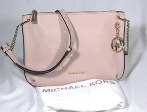 Michael Kors Lillie borsa a tracolla rosa morbido in pelle di ciottoli - originale $278,00 - Foto 1 di 6