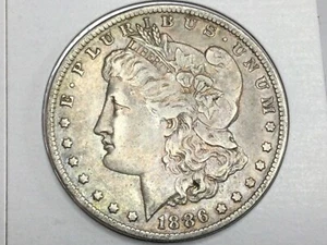 1886-O better dated Morgan Dollar in extra fine - Picture 1 of 2