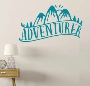 Casa rodante cámper arte de pared aventurero decoración bosque pegatinas calcomanía senderismo viaje cotización - Imagen 1 de 10