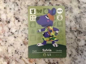 Sylvia #369 Animal Crossing Amiibo Original Nintendo Mint Karte aus Serie 4 - Bild 1 von 1