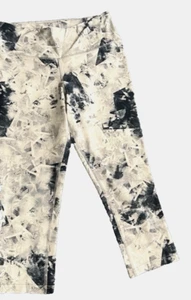 Original Nike Capri Leggings "Marmor-Muster" S 38-40 blau grau weiß Superstretch - Bild 1 von 7