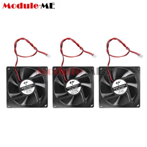 8010/8015/8020/8025 DC5/12/24V 2Wires 8CM Cooling Fan USB Computer Case Cooler - Picture 1 of 24
