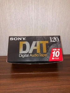 Juego de cintas Sony DAT 10DT-120RA paquete de 10 120 minutos cada casete de audio digital - Imagen 1 de 6