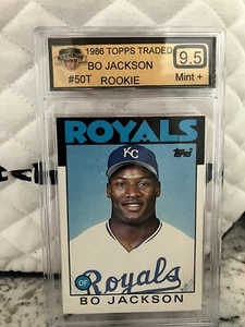 1986 Topps Traded Bo Jackson Rookie # 50T Graded 9.5 - Picture 1 of 2