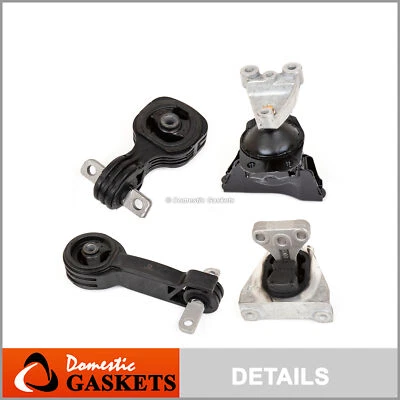 Nuevo kit de montaje de motor 4 piezas para transmisión automática para 06-11 Honda Civic 1,8 L SOHC Foto 1 de 4