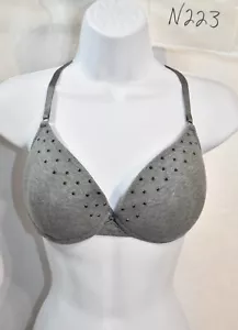 Sujetador Aerie Talla 34D Gris Cuentas - Imagen 1 de 6