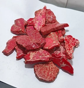 Natürliche unbehandelte 2000 kt rote Farbe Arizona Türkis Platte grob Posten Edelstein - Bild 1 von 4