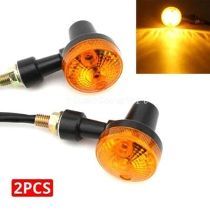 3.7" Mini Plastic Turn Signals Amber fit for Honda Nighthawk 450 650 750 - Picture 1 of 7
