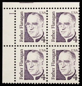 US Plate Blocks Stamps #2171 ~ 1986 4c Father Flanagan MNH SP2803a - Picture 1 of 1