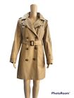 Preowned London Fog Trench Coat With Hoodie Size Large 