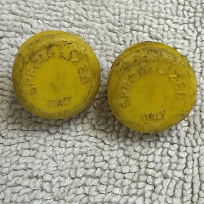 BOTONES de punta especializados vintage hechos en ITALIA - amarillo [cac] Foto 1 de 3