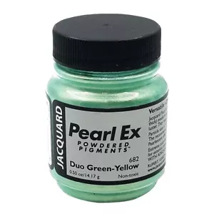 Jacquard, Pearl Ex, Pigment Powder, Duo Green & Yellow, 14g, Green Pigment  - Picture 1 of 1