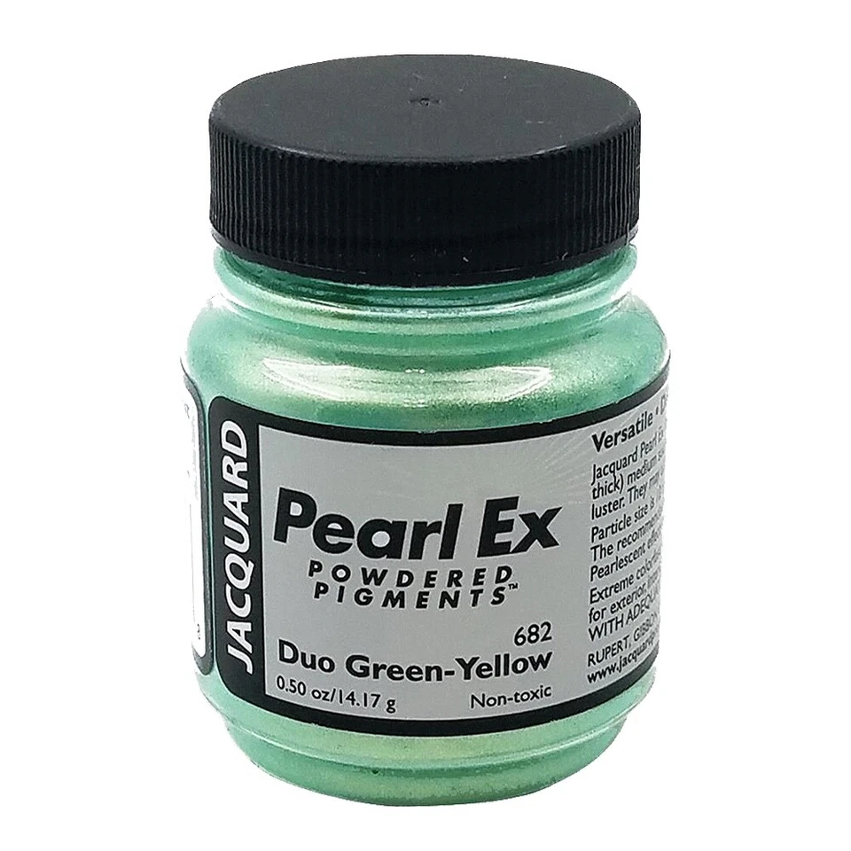 Jacquard, Pearl Ex, Pigment Powder, Duo Green & Yellow, 14g, Green Pigment  - Image 1 of 1