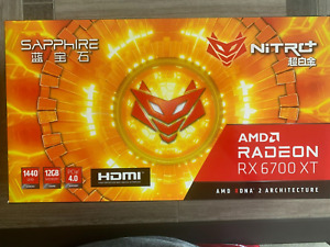 Tarjeta de gráficos SAPPHIRE Nitro+ AMD Radeon RX 6700 XT 12 GB GDDR6 (11306-01-20G)