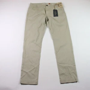 Tailor Vintage Pants Mens 32x32 Khaki Connecticut Originals Slim Fit NWT Chino - Picture 1 of 9
