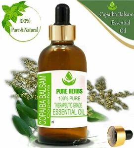 Pure Herbs Copaiba Balsam 100% Pure & Natural Copaifera Essential Oil wM902 - Picture 1 of 6