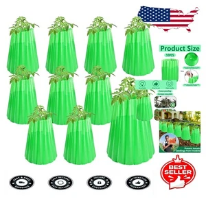 Durable Frost Protection Plant Covers - 10pcs Insulating 18.3" Green Guards - Picture 1 of 9