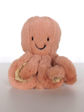 Jellycat  - Odell Octopus - Soft Peachy Pink Sea Creature - Tiny ( 5.5" / 14cm)