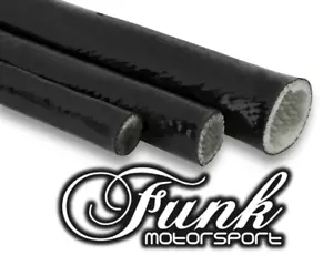 Black Silicon High Heat Sleeving Tube 35mm (Dia.) X 5.0m Length Funk Motorsport - Picture 1 of 7