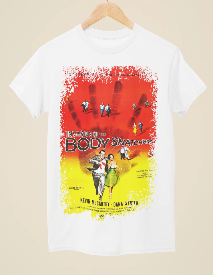 T-Shirt Invasion of the Body Snatchers - Filmposter inspiriert Unisex weiß - Bild 1 von 1