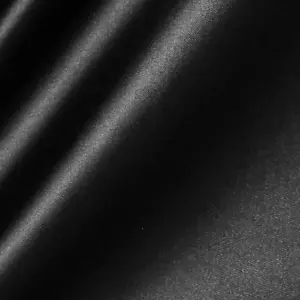 Shiny Bridal Medium Black Satin Fabric Charmeuse 60" Shiny By the Yard - Picture 1 of 1