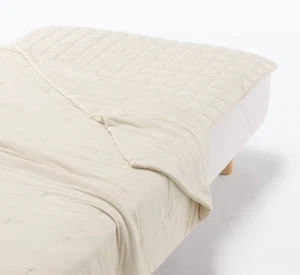 MUJI Cool Thin Comforter FUTON 180 x 200cm Double Beige New - Picture 1 of 4
