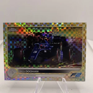 2022 Topps Chrome Formula 1 Jack Doohan Gold Checker Flag Refractor #/50 - Picture 1 of 2