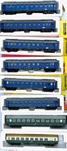 Piko, Schicht Konvolut Personenwagen 8 Stück, H0, DR , Ep. III OVP, Made in GDR - Foto 1 di 5