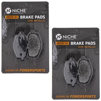 NICHE Brake Pad Set for Yamaha XT350 XT225 TTR225 Front Semi-Metallic 2 Pack - Image 1 of 4