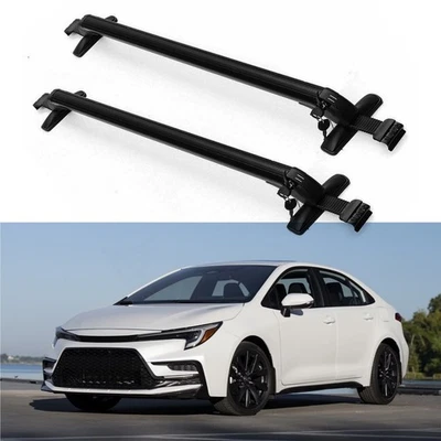 For Corolla 2005-2022 Car Top Roof Rack Cross Bar 43.3" Luggage Carrier w/ Lock Foto 1 de 4