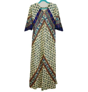 Vintage Kiyomi Hawaii Liberty House Dress 10 Floral Tropical Vacation Maxi Long - Picture 1 of 14