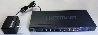 TRENDnet TEG-3102WS 10-Port Multi-Gig Web Smart Switch, 8 x 2.5GBASE-T, 2 x 10G - Image 1 of 4