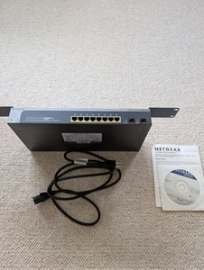Netgear ProSafe GS510TP 8-port Gigabit PoE+ Switch 2 Gigabit SFP Ports - Picture 1 of 2