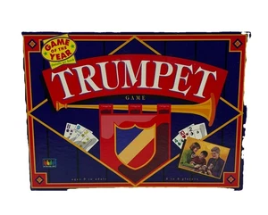 Trompeta 1991 Juego del Año COMPLETO Juegos Internacionales DIVERTIDO JUEGO DE CARTAS/TABLERO - Imagen 1 de 4