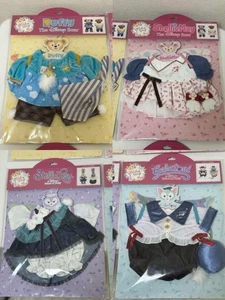 Tokyo Disney Sea Duffy Friends Wishing Wing Plush Costume Cloth Doll Set of 4 - Picture 1 of 1