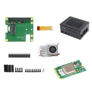 1X(Für 5 AI Kit M.2 HAT+ Al Beschleunigungsmodul+Gebläse+Gehäuse 13 T9374 - Bild 1 von 8