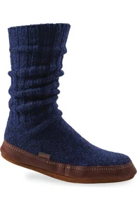 ACORN HERREN ORIGINAL SLIPPER SOCKE KOBALTBLAU GRÖSSE 12-13 NEU OHNE ETIKETT - Bild 1 von 16