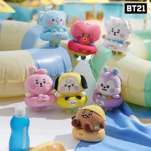 BTS BT21 Artículos Oficiales LLAVERO BEBÉ PELUCHE EDICIÓN SPLASH + Número de Seguimiento - Imagen 1 de 16