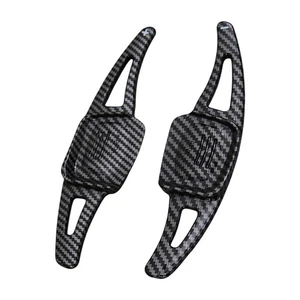 For Golf 8 Tuon Ergonomic Steering Wheel Shift Paddles in Carbon Style - Picture 1 of 10