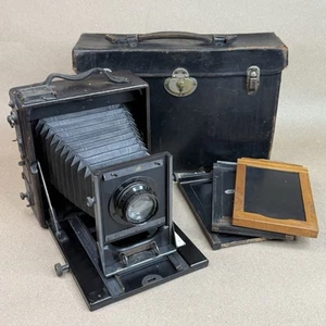 Cámara de gran formato Folmer y Schwing Speed Graphic mango superior 3x5 (tarjeta postal) - Imagen 1 de 22