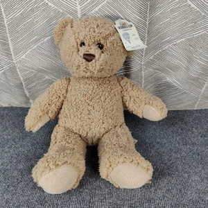 Build Bear Workshop Brown Curly Tan Timeless Teddy Plush Stuffed Toy BAB New - Picture 1 of 14